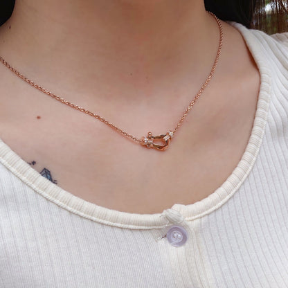 [Star Jewelry]FORCE 10 PINK GOLD DIAMOND NECKLACE