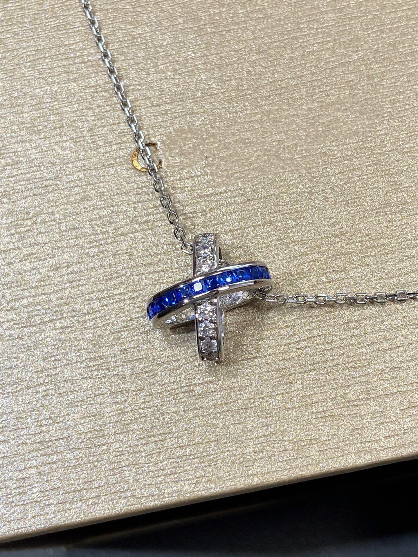 [Star Jewelry]LIENS DIAMOND SILVER NECKLACE
