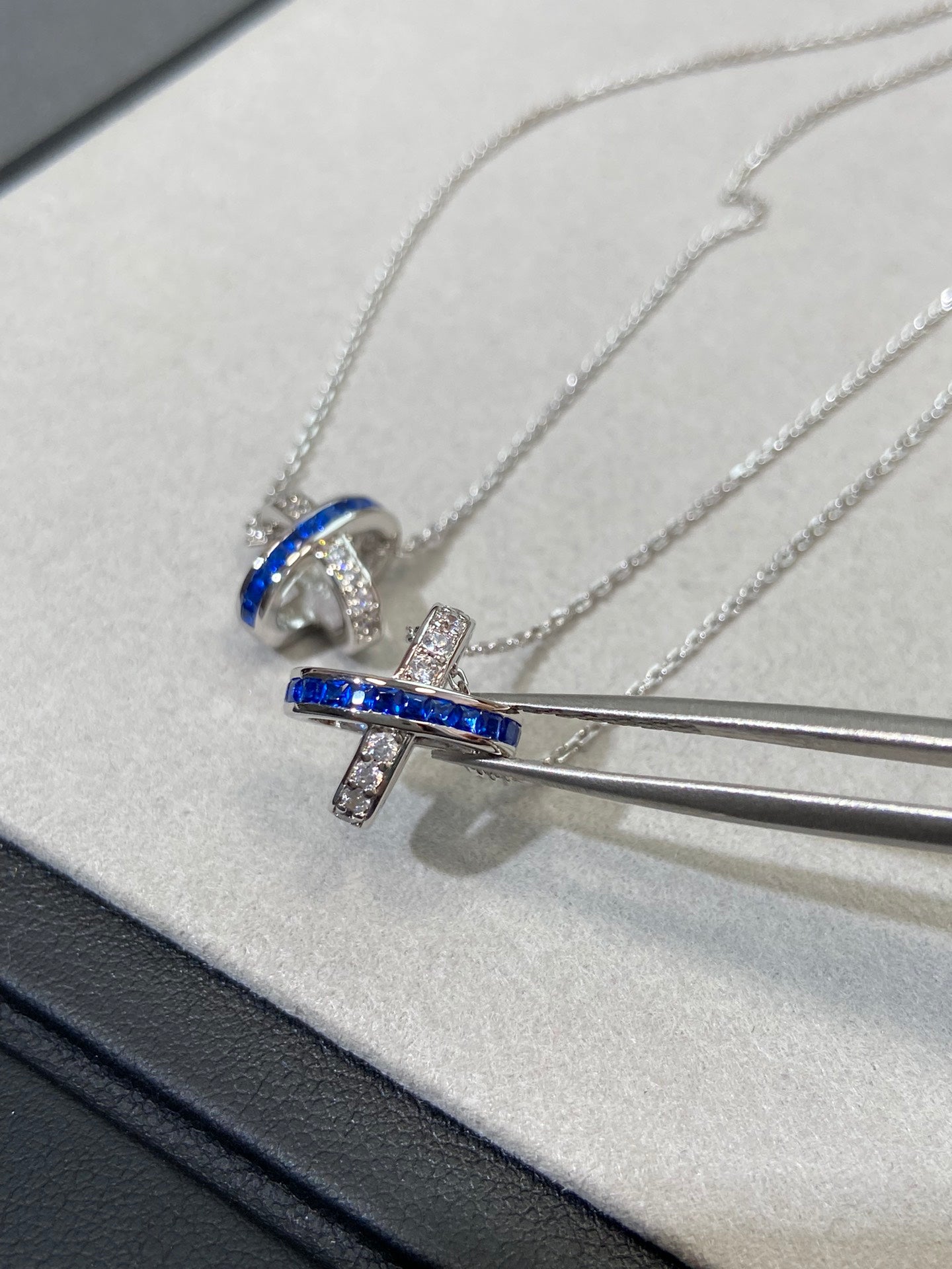 [Star Jewelry]LIENS DIAMOND SILVER NECKLACE
