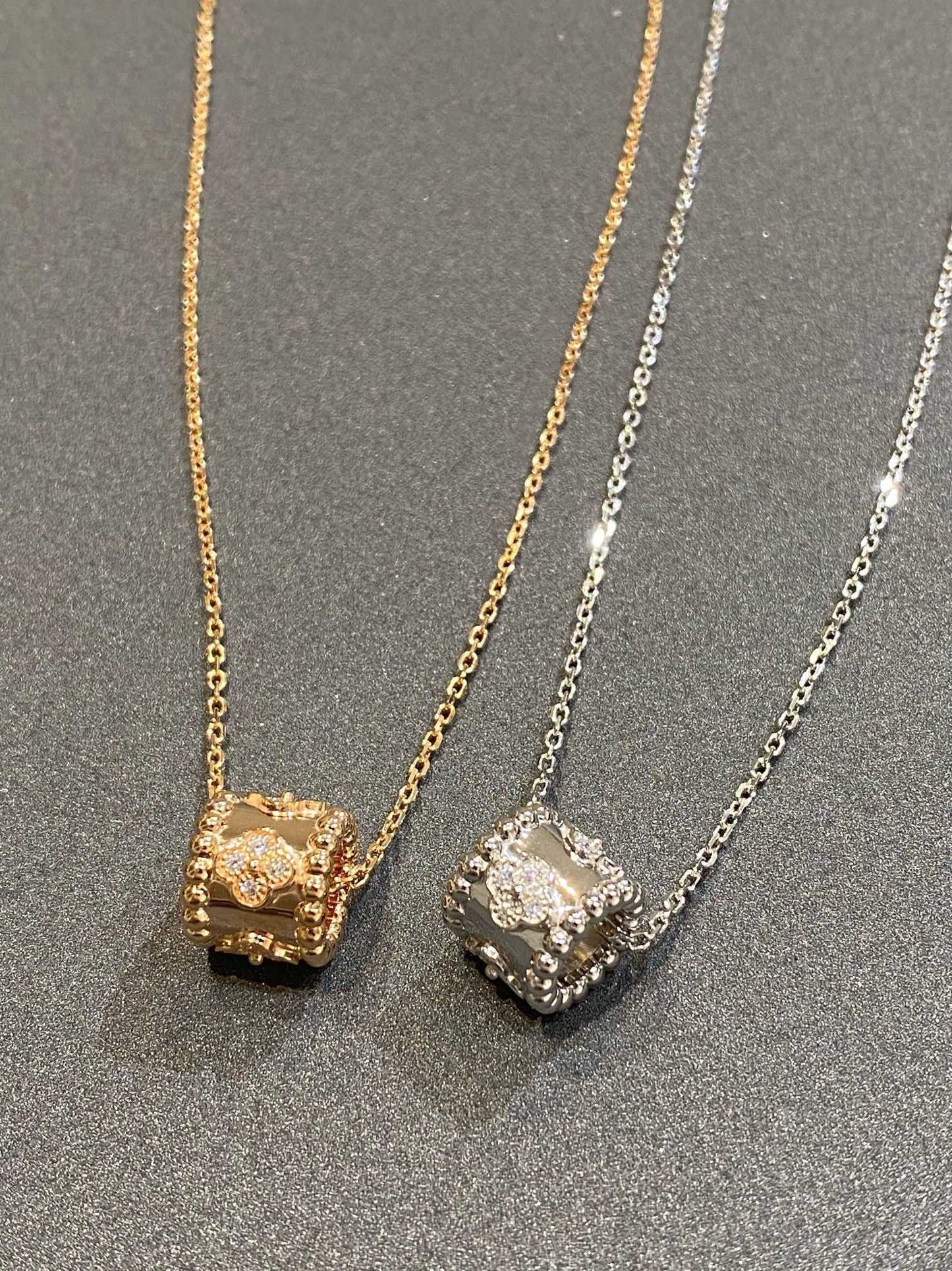 [Star Jewelry]PERLEE PEDANT SIVLER DIAMOND NECKLACE