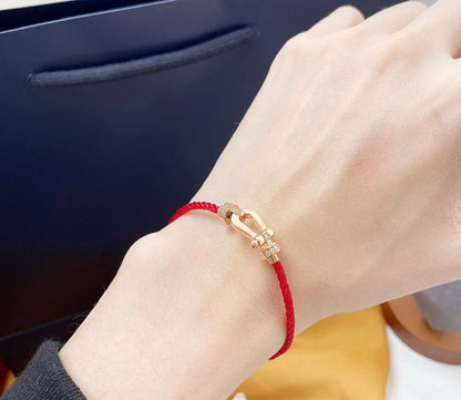[Star Jewelry]FORCE 10 HALF DIAMOND PINK GOLD RED CORDERI LARGE AND MEDIUM MODEL
