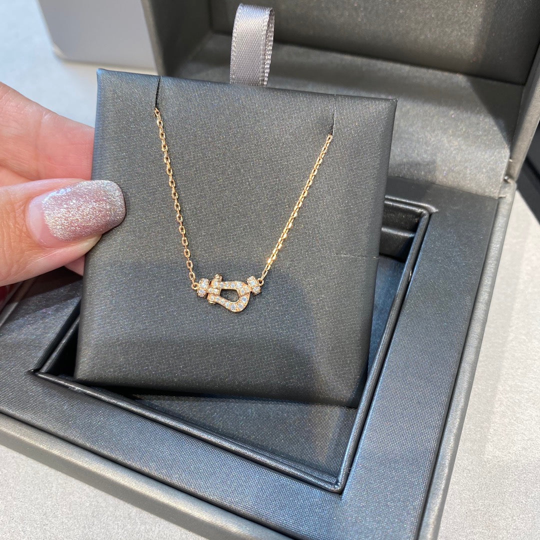 [Star Jewelry]FORCE 10 DIAMOND PINK GOLD NECKLACE MINI MODEL