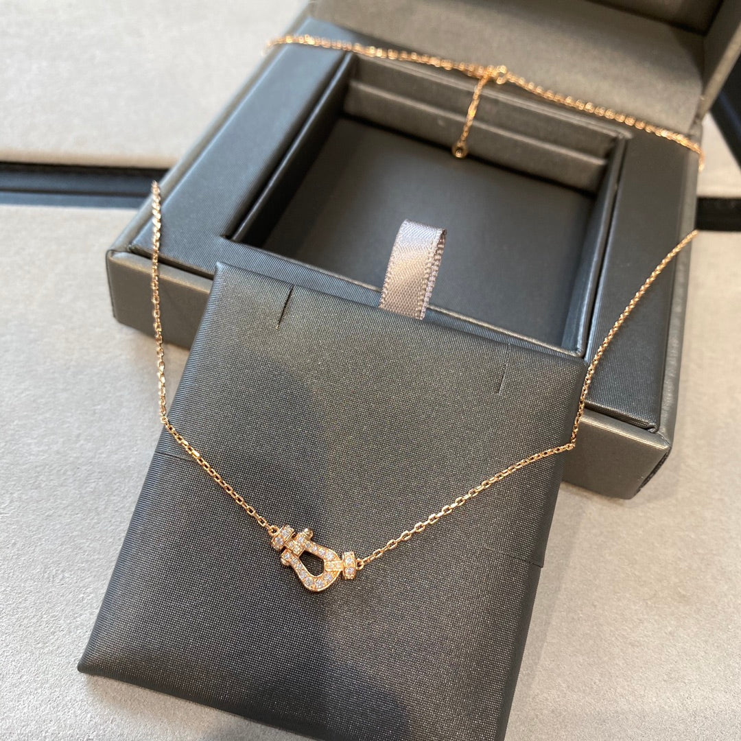 [Star Jewelry]FORCE 10 DIAMOND PINK GOLD NECKLACE MINI MODEL