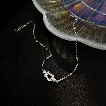 [Star Jewelry]FORCE 10 FULL DIAMOND BUCKLE CHAIN LINK MINI MODEL