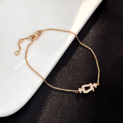 [Star Jewelry]FORCE 10 FULL DIAMOND BUCKLE CHAIN LINK MINI MODEL