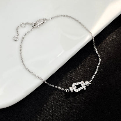 [Star Jewelry]FORCE 10 FULL DIAMOND BUCKLE CHAIN LINK MINI MODEL