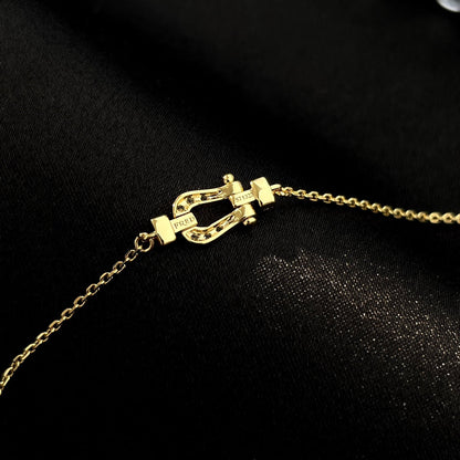 [Star Jewelry]FORCE 10 FULL DIAMOND BUCKLE CHAIN LINK MINI MODEL