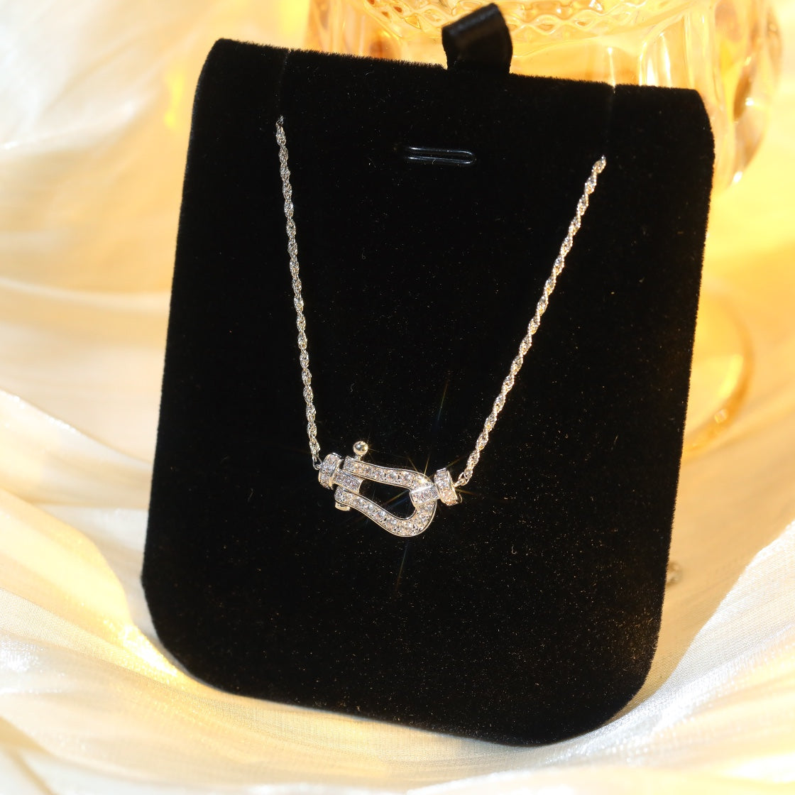 [Star Jewelry]FORCE 10 DIAMOND SILVER NECKLACE MINI MODEL