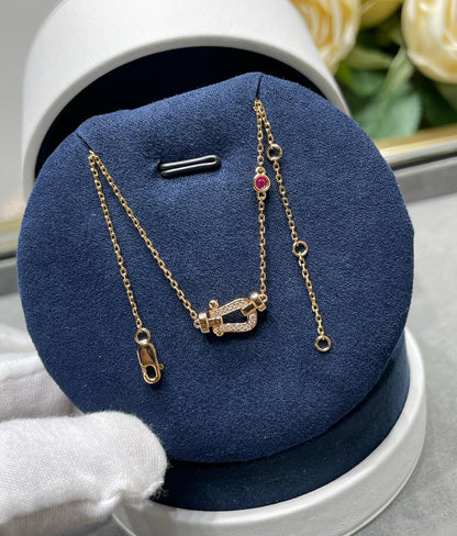 [Star Jewelry]FORCE 10 DIAMOND PINK GOLD NECKLACE