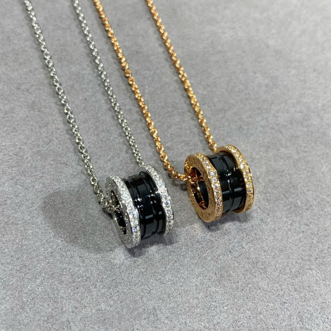 [Star Jewelry]ZERO 1 DIAMOND CERAMIC NECKLACE
