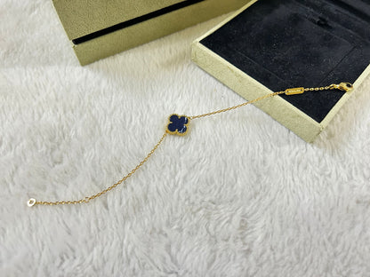 [Star Jewelry]CLOVER 1 MOTIF PIETERSITE BRACELET