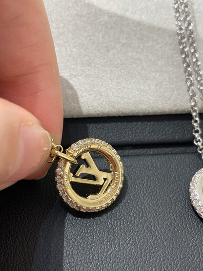 [Star Jewelry]BY NIGHT DIAMOND PAVED NECKLACE