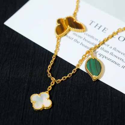 [Star Jewelry]LUCKY SPRING 5 MOTIF GOLD BRACELET