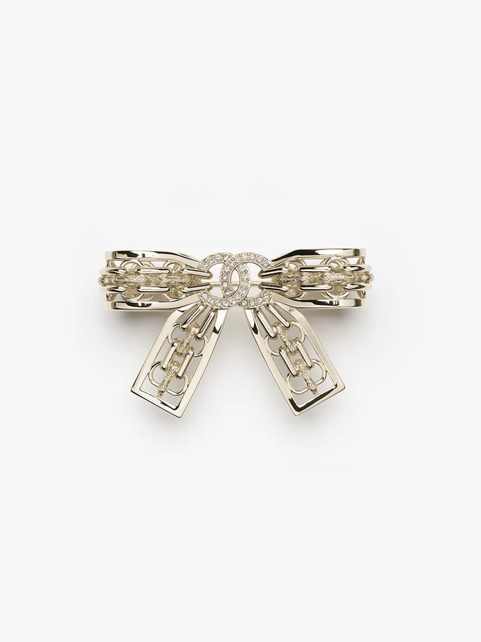 [Star Jewelry]25K Hollow Bow Brooch