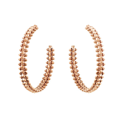 [Star Jewelry]CLASH LARGE HOOP EARRINGS