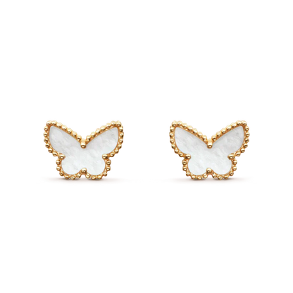 [Star Jewelry]SWEET BUTTERFLY MOP EARSTUDS