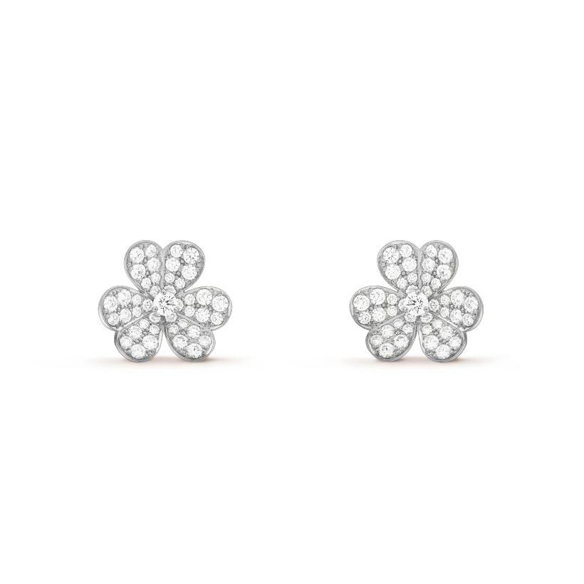 [Star Jewelry]CLOVER COMOS DIAMOND EARRINGS SILVER