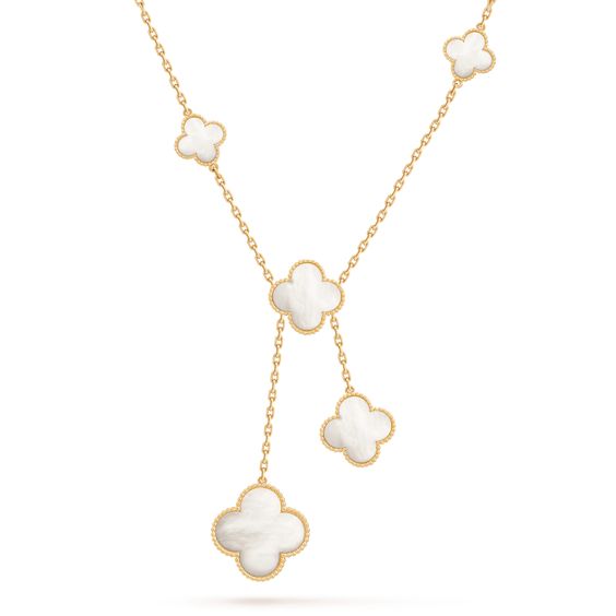 [Star Jewelry]CLOVER MOTHER OF PEARL NECKLACE 6 MOTIF