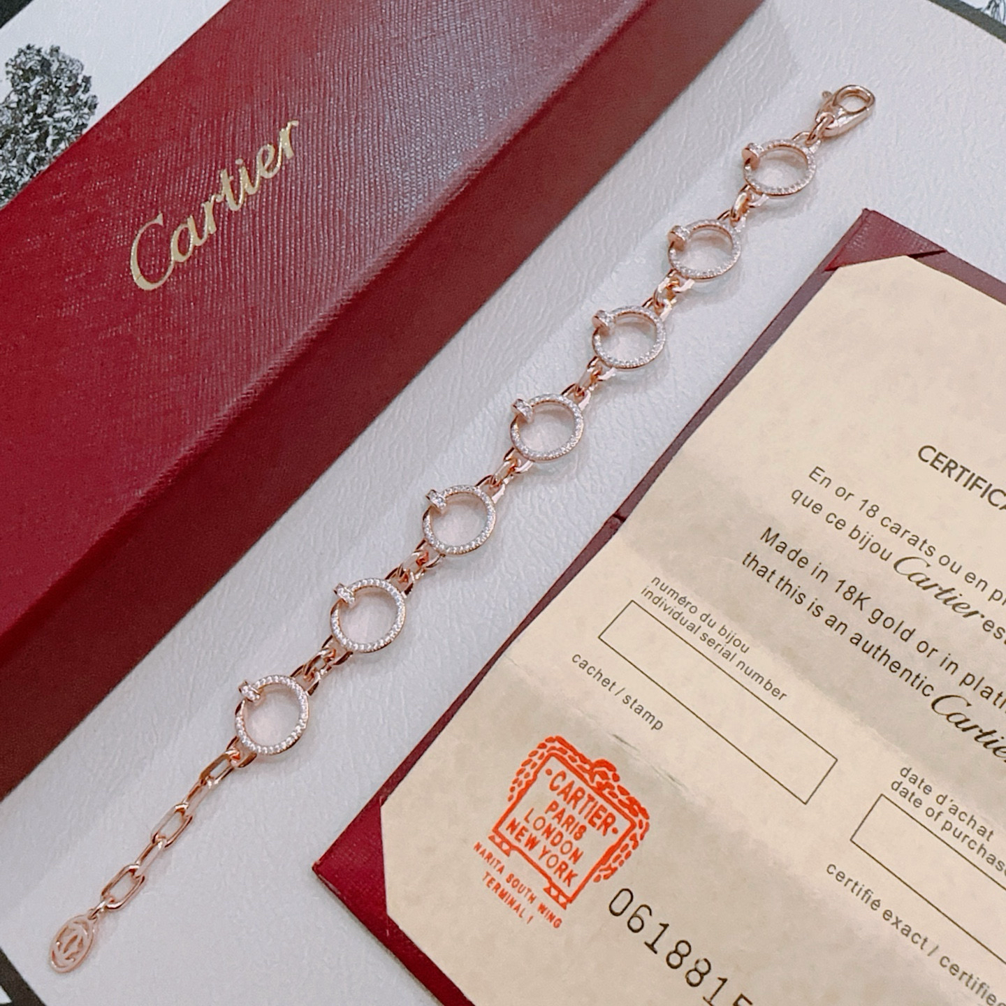 [Star Jewelry Jewelry] LOVE&JUSTE BRACELET DIAMONDS