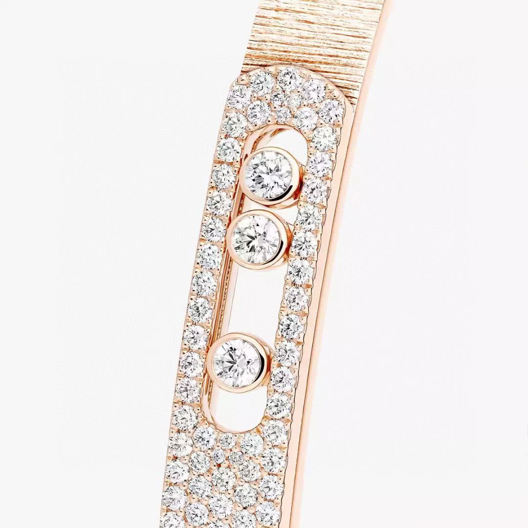 [Star Jewelry]2026 BRAND-NEW FROSTED BRACELET WITH DIAMONDS THREE COLORS