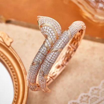[Star Jewelry]HAUTE COUTURE GOLD SERPENTI BRACELET