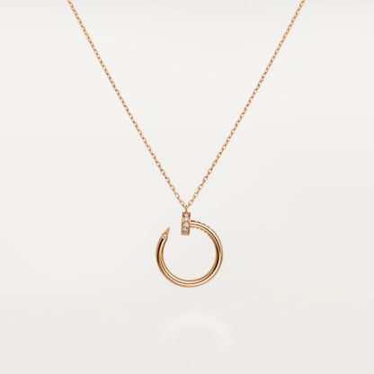 [Star Jewelry]JUSTE NECKLACE PINK GOLD