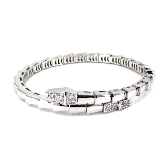 [Star Jewelry]SERPENTI BRACELET DIAMONDS SILVER