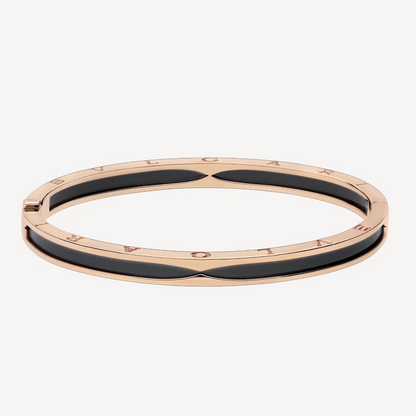 [Star Jewelry]ZERO 1 PINK GOLD WITH BLACK CERAMIC BRACELET