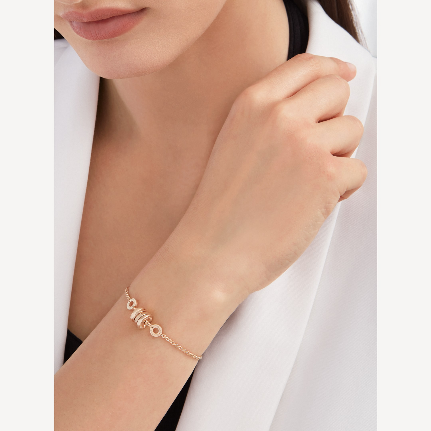 [Star Jewelry]ZERO 1 SOFT PINK GOLD BRACELET