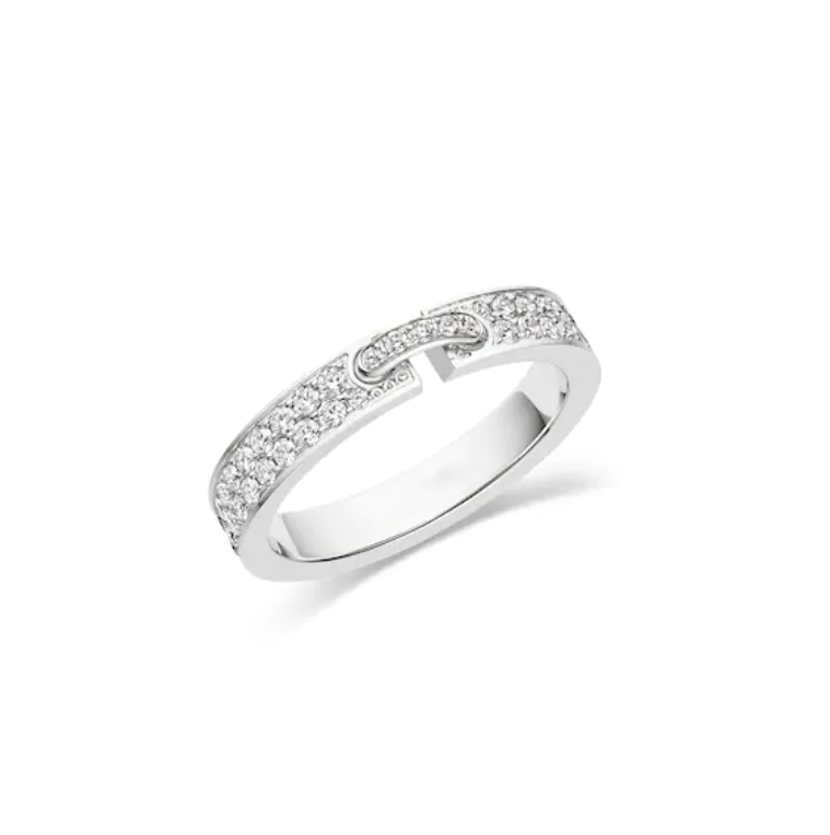 [Star Jewelry]ALLIANCE LIENS VIDENCE PAVED DIAMOND 4MM RING