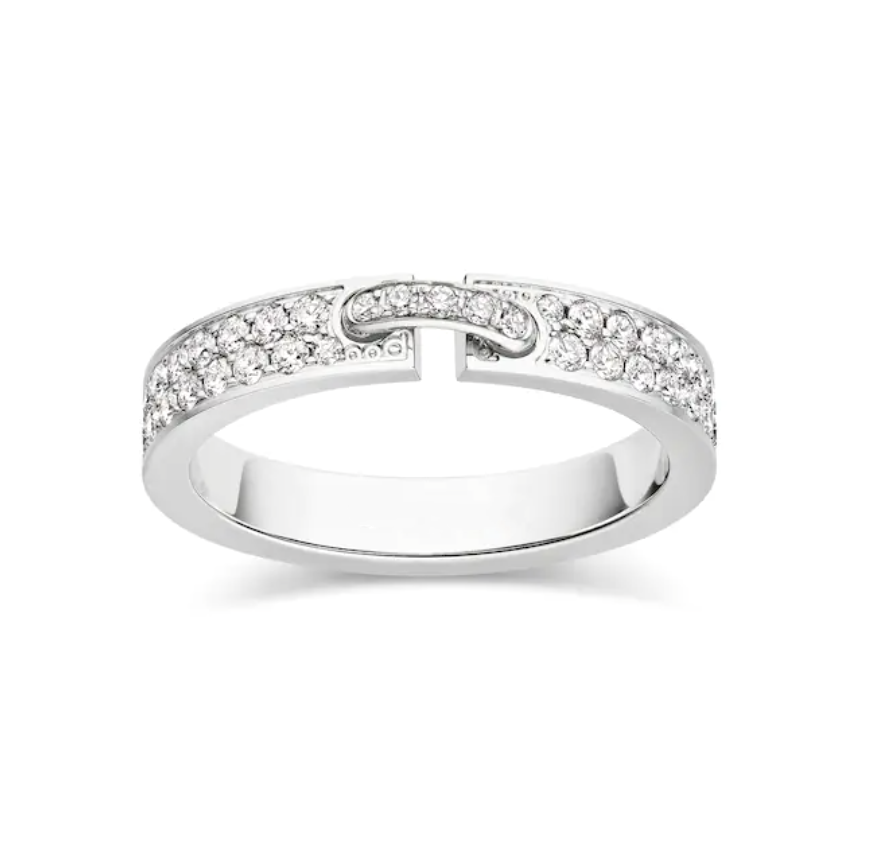 [Star Jewelry]ALLIANCE LIENS VIDENCE PAVED DIAMOND 4MM RING
