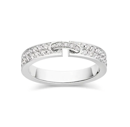 [Star Jewelry]ALLIANCE LIENS VIDENCE PAVED DIAMOND 4MM RING
