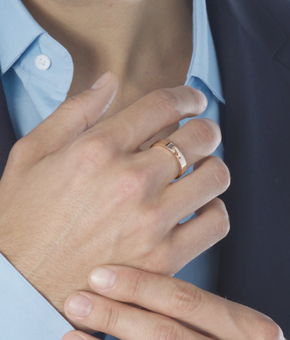[Star Jewelry]ALLIANCE LIENS VIDENCE DIAMOND 4MM RING