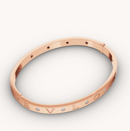 [Star Jewelry]ZERO 1 PINK GOLD 12 DIAMONDS BRACELET