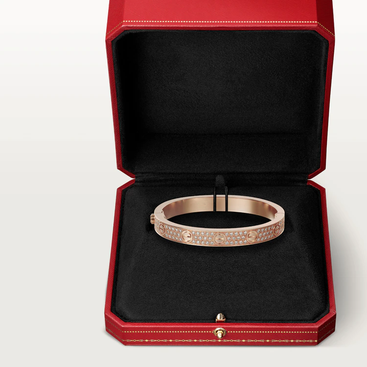 [Star Jewelry]LOVE BRACELET 6.1MM DIAMOND-PAVED