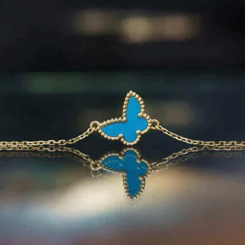 [Star Jewelry]BUTTERFLY TURQUOISE BUTTERFLY BRACELET