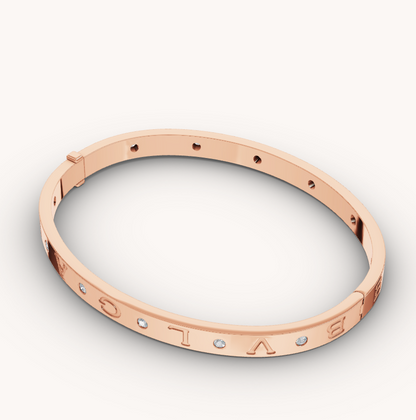 [Star Jewelry]ZERO 1 PINK GOLD 12 DIAMONDS BRACELET