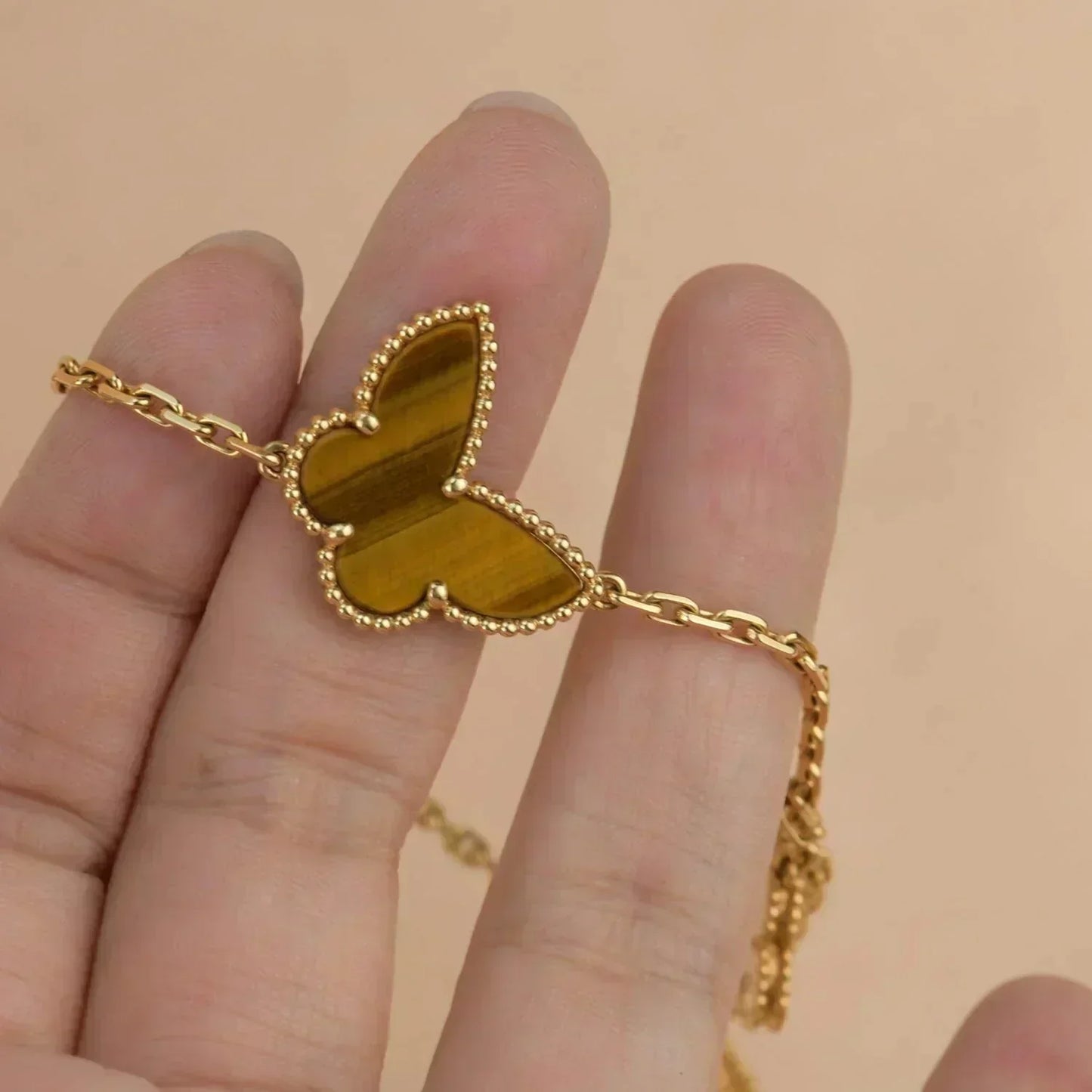 [Star Jewelry]LUCKY SPRING 5 MOTIF GOLD BRACELET
