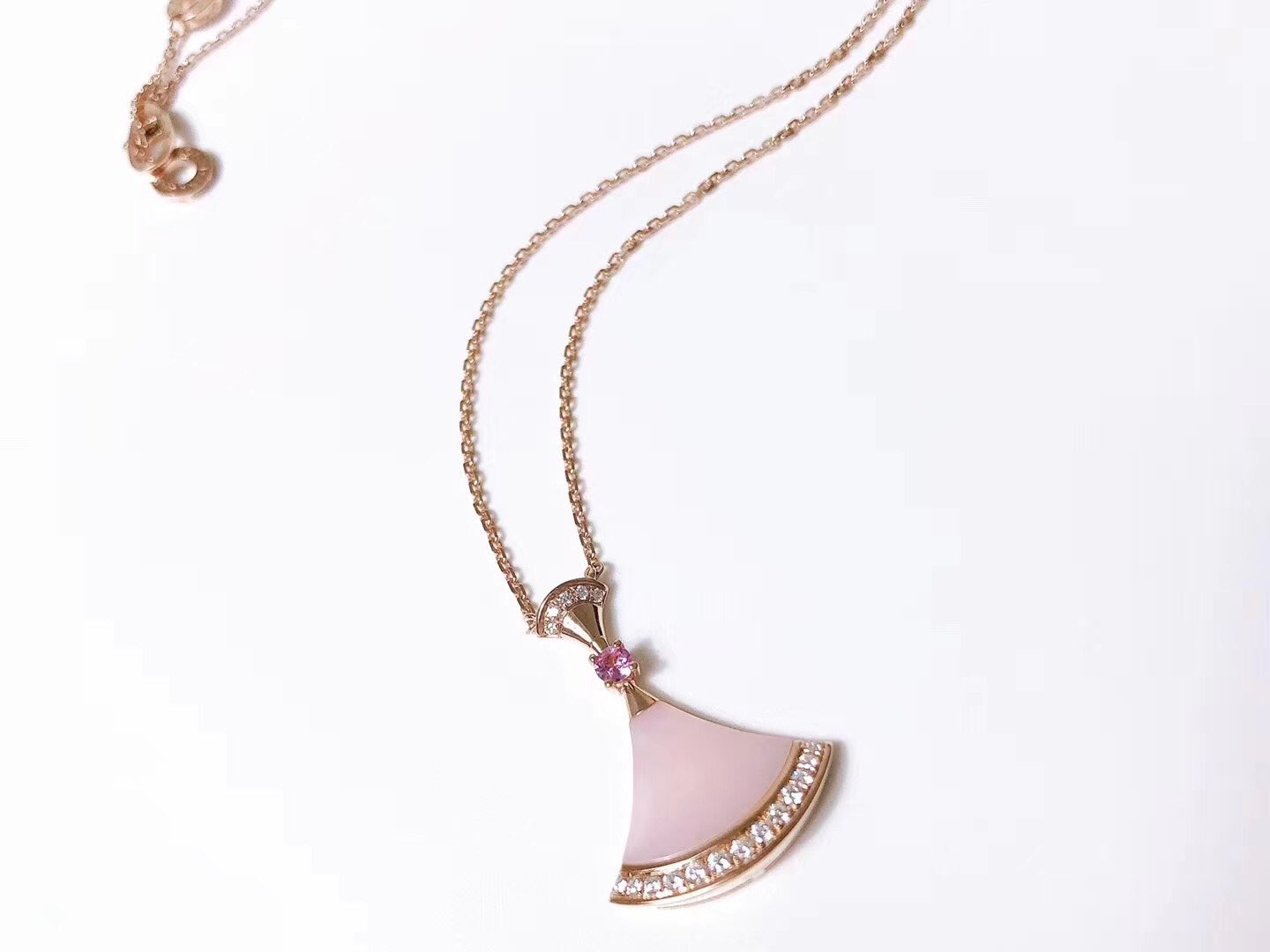 [Star Jewelry]DREAM NECKLACE PINK MOP DIAMOND