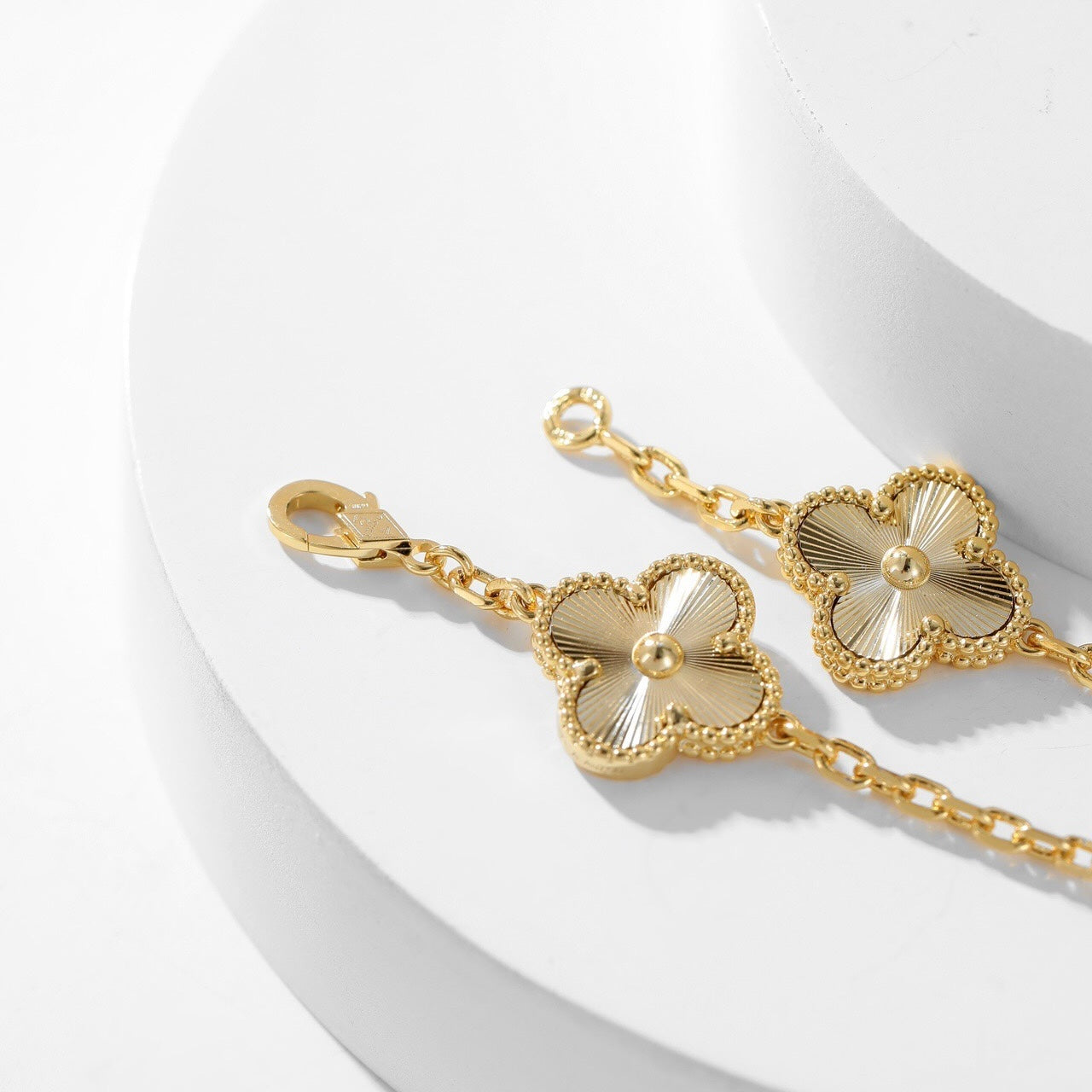 [Star Jewelry]CLOVER 10 MOTIFS LASER NECKLACE