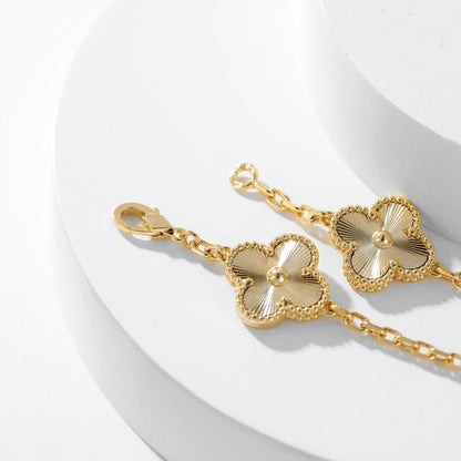 [Star Jewelry]CLOVER 10 MOTIFS LASER NECKLACE