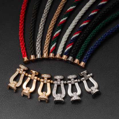 [Star Jewelry]FORCE LARGE HORSESHOE FULL DIAMOND BRACELET ROSE GOLD