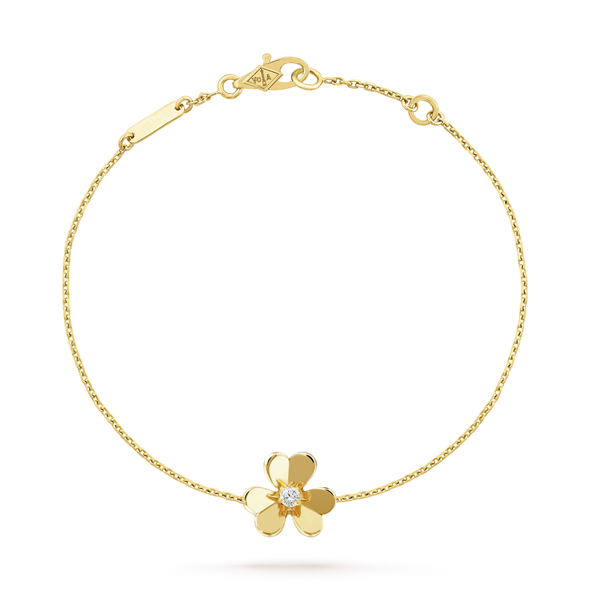 [Star Jewelry]FRIVOLE GOLD FLOWER PINK MALACHITE BRACELET