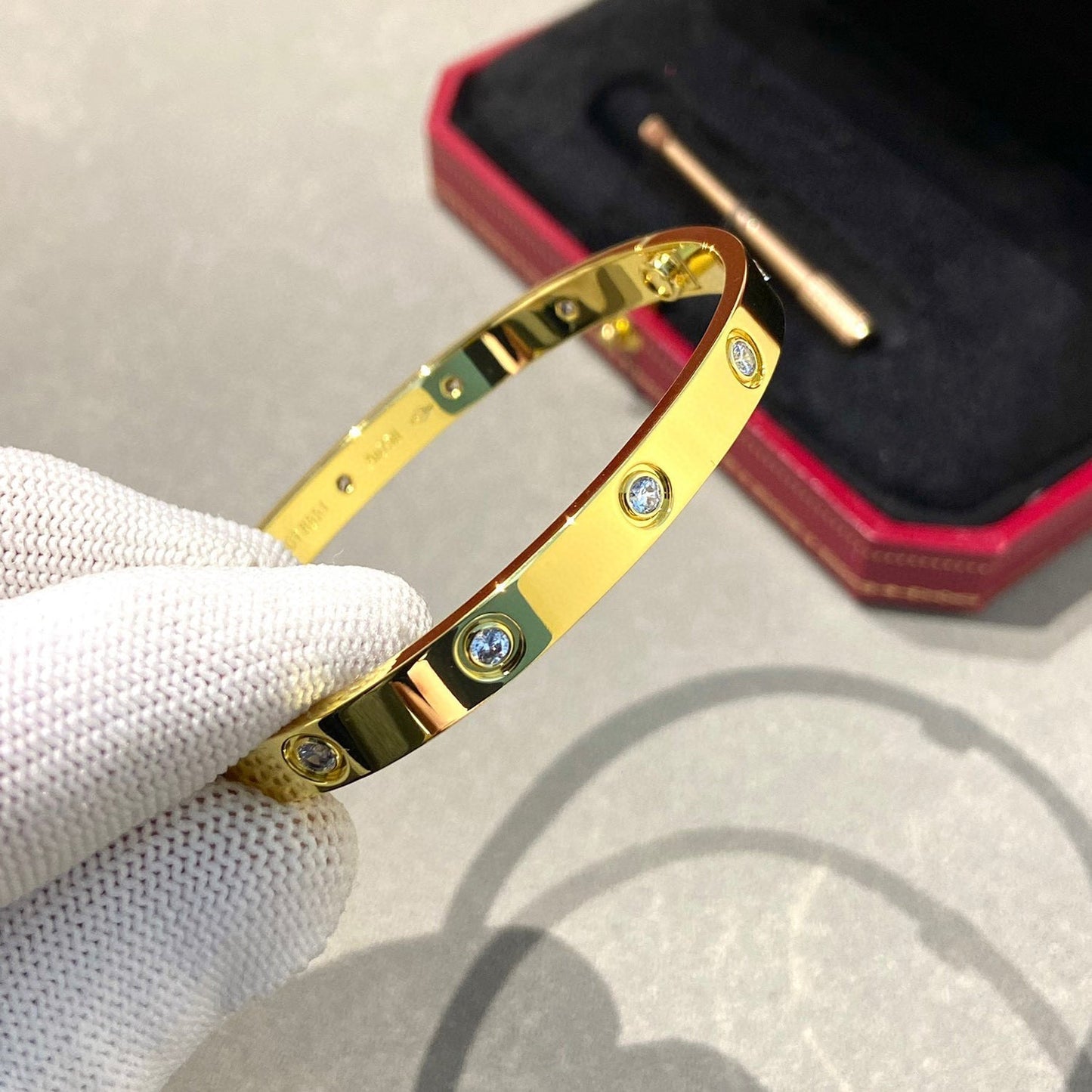 [Star Jewelry]LOVE BRACELET 6.1MM 10 DIAMONDS