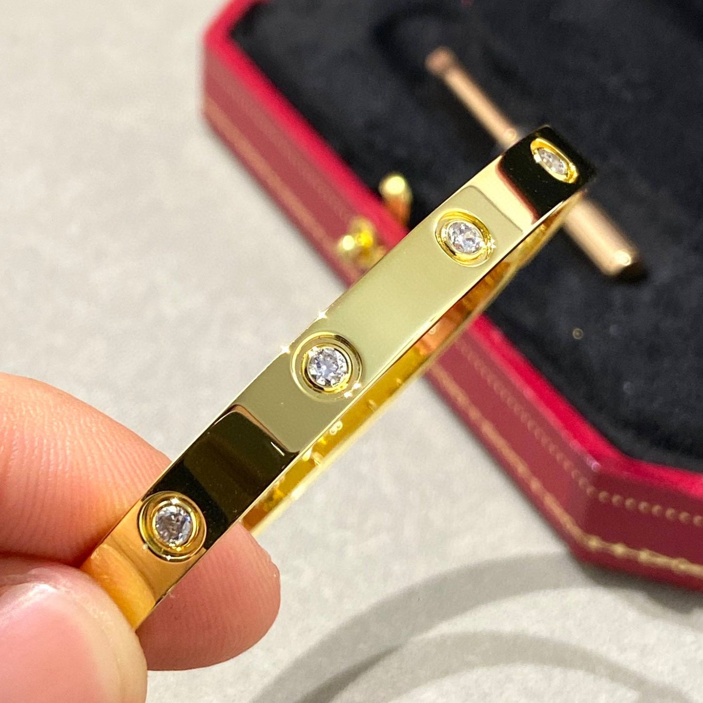 [Star Jewelry]LOVE BRACELET 6.1MM 10 DIAMONDS