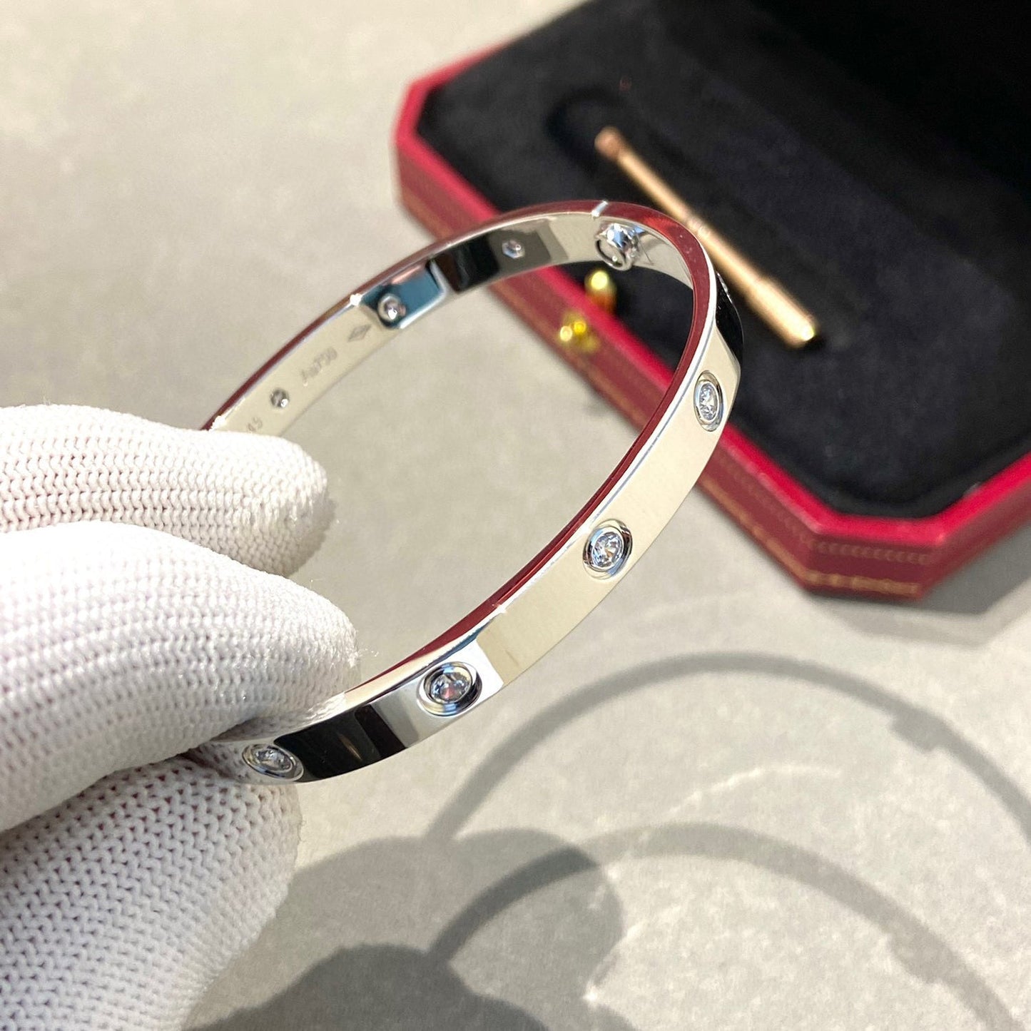 [Star Jewelry]LOVE BRACELET 6.1MM 10 DIAMONDS