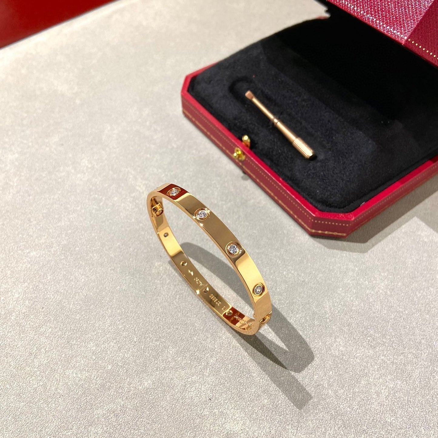[Star Jewelry]LOVE BRACELET 6.1MM 10 DIAMONDS