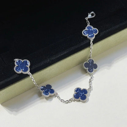 [Star Jewelry]CLOVER 5 MOTIF PIETERSITE BRACELET COLLECTION