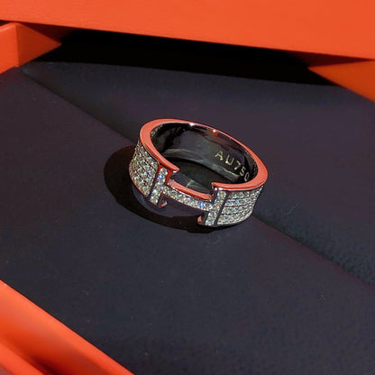 [Star Jewelry]H RING FULL DIAMOND