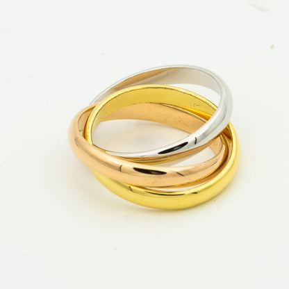 [Star Jewelry Jewelry]TRINITY RING GOLD PINK GOLD SILVER